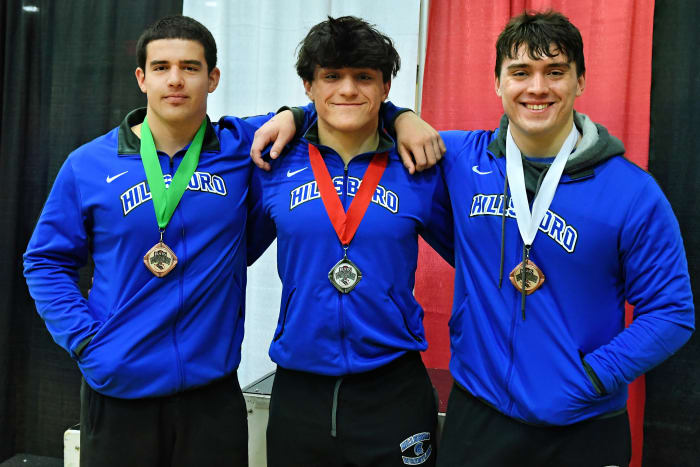 Left to right: Jaden, Preston and Sebastian Echeverria